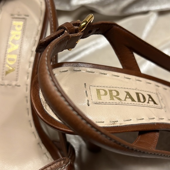 PRADA leather strap heels - Picture 3 of 10